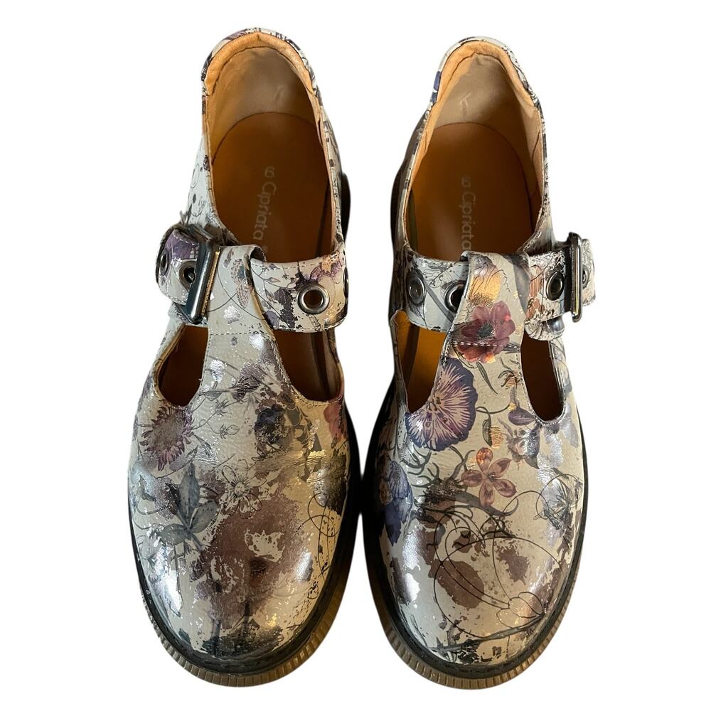 Cipriata Floral Mary Janes